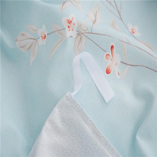 恒源祥HYX034TJ树枝梅花印四件套 100%聚酯纤维 80g桃皮绒 被套200cm*230cm【CZ】 商品图2