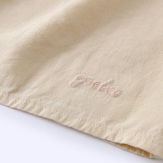 英氏-童衣类（夏）E1外着英梭短袖连衣裙杏100CM 商品图2