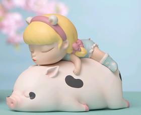 白夜童话-猪猪先生Lite-小-粉黑/贾晓鸥