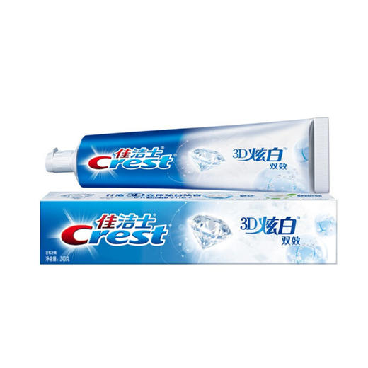 佳洁士双效炫白牙膏【180g】 商品图0