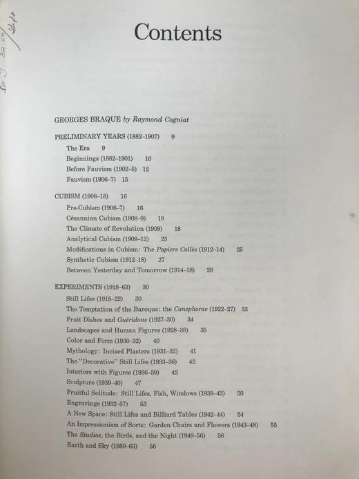 法国画家乔治·布拉克画集 121幅插图（48幅彩色） 精装大16开 商品图5