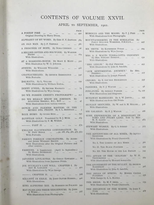 1902年 英国插图杂志 数百幅插图 漆布精装16开 商品图4