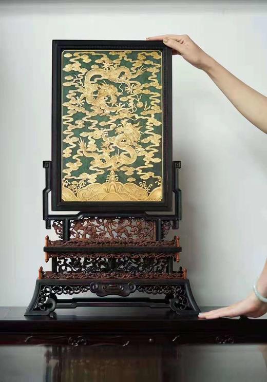 碧玉描金屏风 商品图0