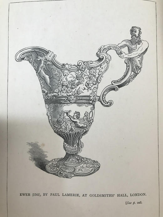 1881年 英国古董器皿 78幅版画插图 漆布精装18开 商品图2