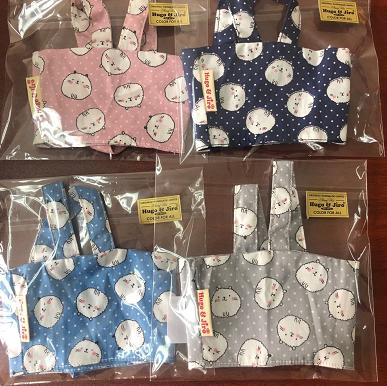 HUJI祤集手提杯套插画点点小猫 商品图0