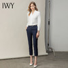 IWY/气质时尚西装百搭衬衫女修身显瘦韩版长袖衬衣套裤白色职业正装OL B11120+P11238 商品缩略图2