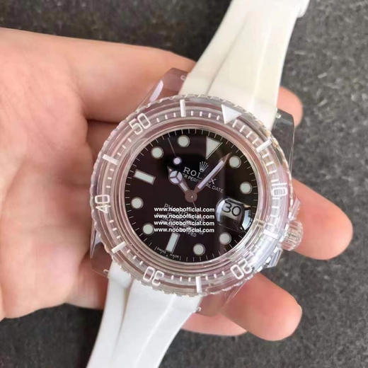 GR-Factory 2021新款🔥PHANTOMLAB&ROLEX联名力作水晶系列腕表来袭！颠覆传统概念！采用PMMA水晶材质！3135蓝游丝机芯！市场好的泰国进口橡胶表带，永不变黄 商品图3