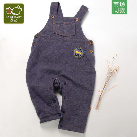 拉比-童衣类（冬）C9背带裤牛仔 商品图1