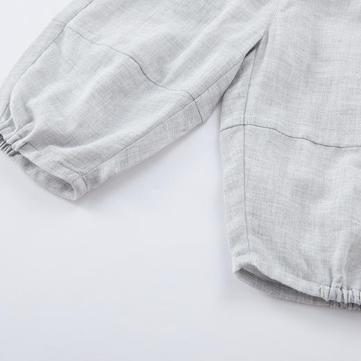 英氏-童衣类（夏）E1英梭长裤 花灰100CM 商品图3