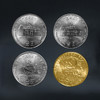 建党纪念币4枚 含建党70年3枚、建党90年1枚 商品缩略图0