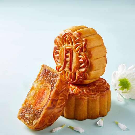 广东松子单黄冬蓉月饼（100g*6只） 商品图1