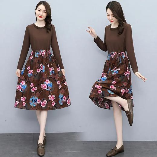 HR WXS06-19气质碎花休闲时尚减龄连衣裙【优】 商品图2