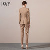 IWY/卡其职业西装套装女时尚大码工作服商务总裁修身正装OL 193077C1+P1 商品缩略图3