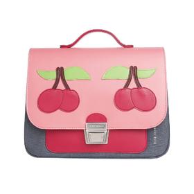 Jeune Permier迷你英伦包粉红樱桃