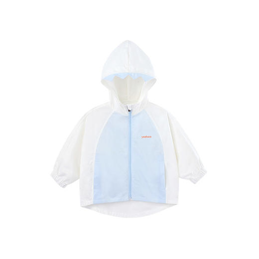 英氏-童衣类（夏）E1外着英梭短帽外套白110CM 商品图1