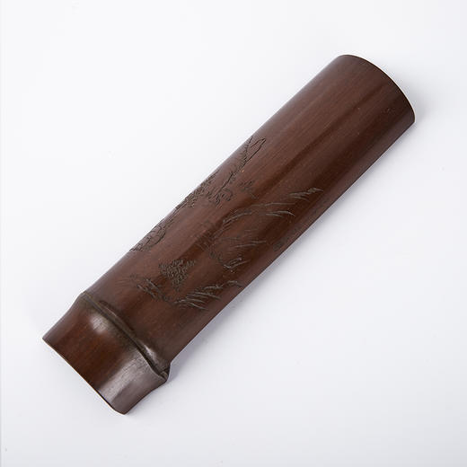 浅雕山水茶则18*4.7cm 商品图0