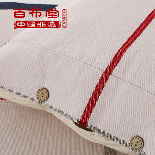 （乡村振兴商品）百布堂养成棉凉席三件套 轻奢风（巴布瑞棕色） 商品图2