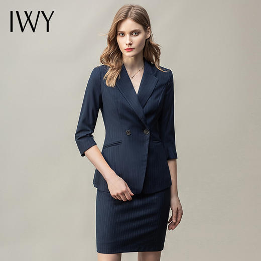 IWY/职业通勤西服套裙C10388+S10345 商品图0