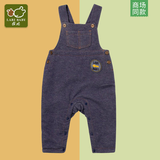 拉比-童衣类（冬）C9背带裤牛仔 商品图0