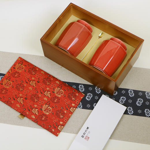 竹盒繁花似锦【通版】108元一套 /一件6套/大双瓷约装一斤 商品图1