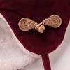拉比-配饰类（冬）C9中国风护耳帽深红 商品缩略图2
