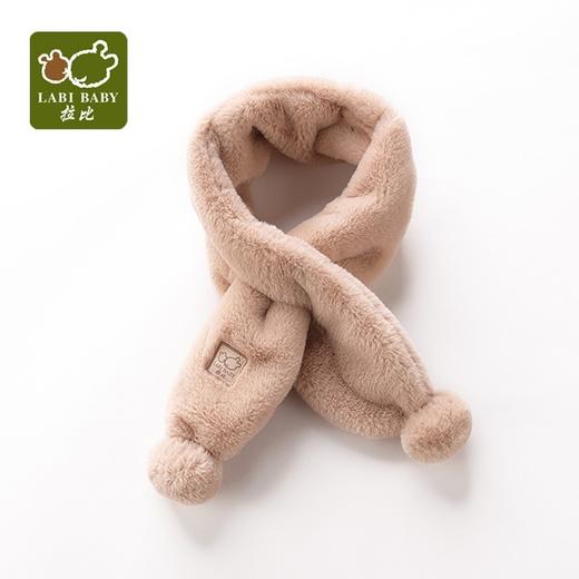 拉比-配饰类（冬）C9毛绒围巾玫瑰红 商品图3