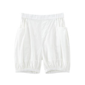 英氏-童衣类（夏）E1外着英梭中裤白100CM