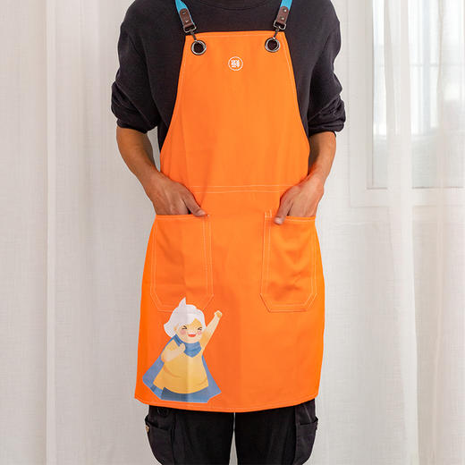 纯棉帆布围裙，厨房必备好帮手，柔软舒适，亲肤透气 商品图5