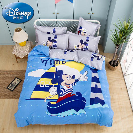 Disney/迪士尼 欢乐童年亲肤棉四件套200x230cm（颜色随机发货）【CZ】 商品图1