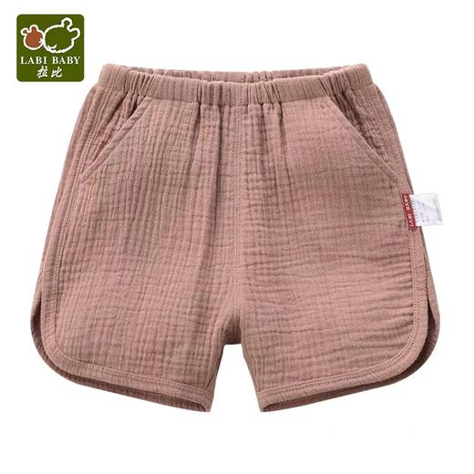 拉比-童衣类（夏）C9丛林绉纱短裤卡其 商品图1