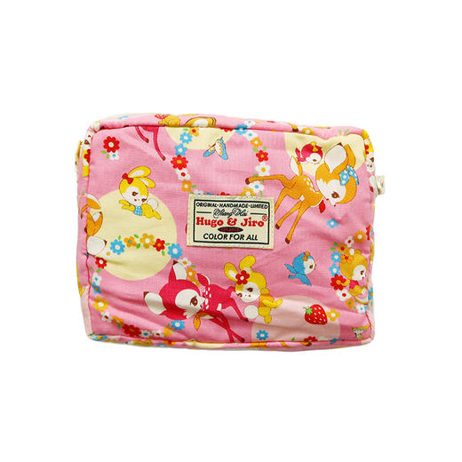 HUJI祤集Motley收纳包POPOLO花朵小鹿 商品图2