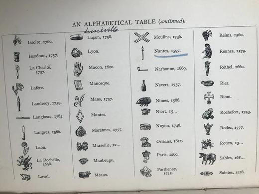 1899年 法国金银器皿标记手册 漆布精装大32开 商品图11