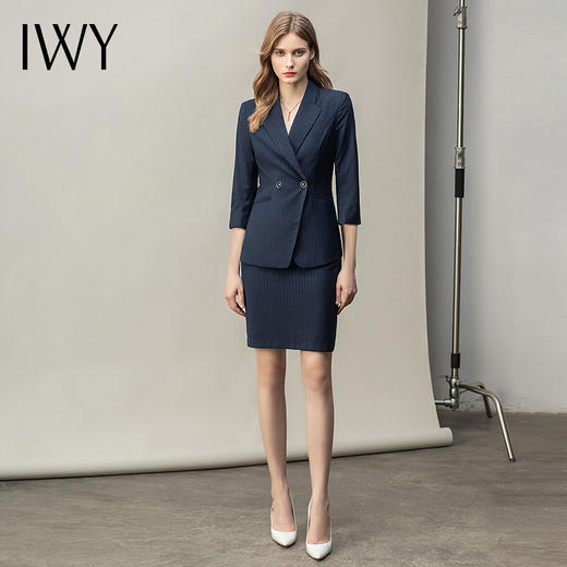 IWY/职业通勤西服套裙C10388+S10345 商品图2