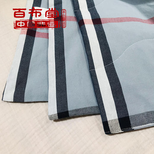 （乡村振兴商品）百布堂纯棉养生夏凉被 轻奢风（巴布瑞灰色） 商品图3