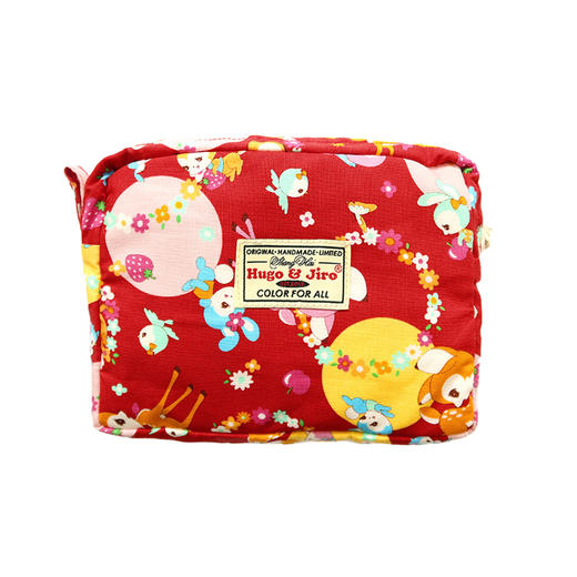 HUJI祤集Motley收纳包POPOLO花朵小鹿 商品图1