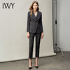 IWY/灰色西服套装女英伦风面试工作服OL休闲职业装高端小西装正装 CP11101灰色 商品缩略图2