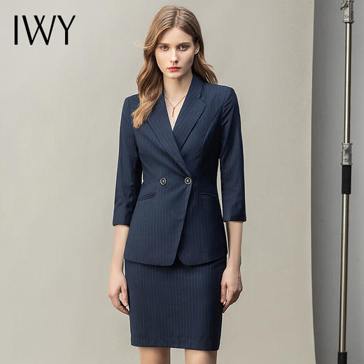 IWY/职业通勤西服套裙C10388+S10345 商品图1