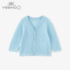 英氏-童衣类（春）E1英毛短外套纯净蓝100CM