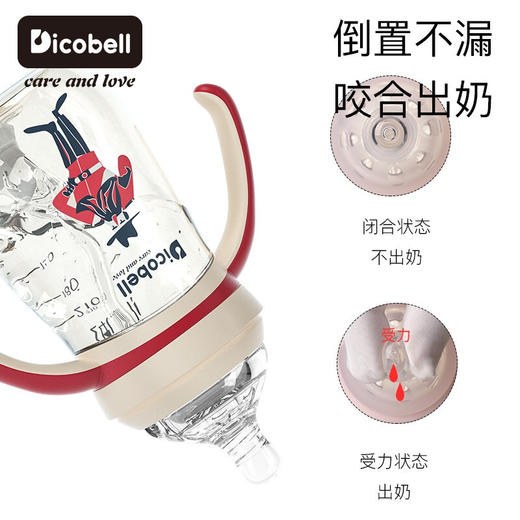 迪可贝儿（Dicobell)启明星喂养套装  婴儿宽口径奶瓶PPSU 新生儿宝宝吸管奶瓶耐摔双把手 商品图5