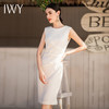 IWY/气质简约白色无袖连衣裙女时尚韩版百搭西装套裙修身OL职业工作服Q620-W 商品缩略图2