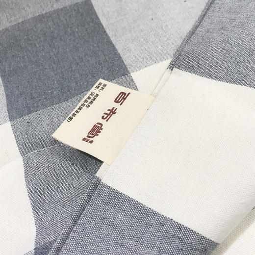 （乡村振兴商品）百布堂纯棉粗布养生夏凉被（灰白格） 商品图3