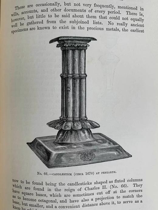 1881年 英国古董器皿 78幅版画插图 漆布精装18开 商品图7