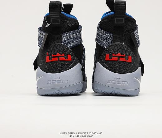 耐克NIKE Lebron SOLDIER XI松紧绷带魔术贴中帮詹姆斯士兵实战篮球鞋 商品图2