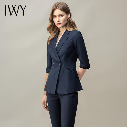 IWY/职业通勤西服套装套裙C10388+P10345+S10345 商品图1
