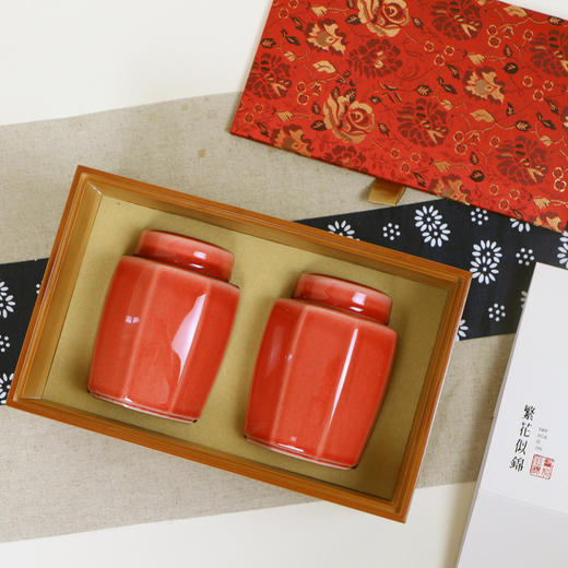 竹盒繁花似锦【通版】86元一套 /一件12套/小双瓷约装半斤 商品图3