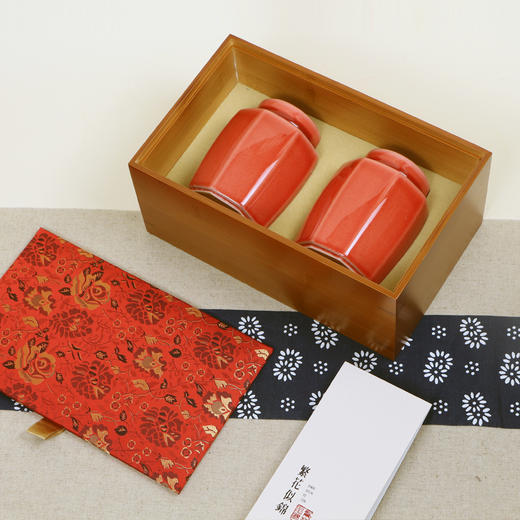 竹盒繁花似锦【通版】86元一套 /一件12套/小双瓷约装半斤 商品图1