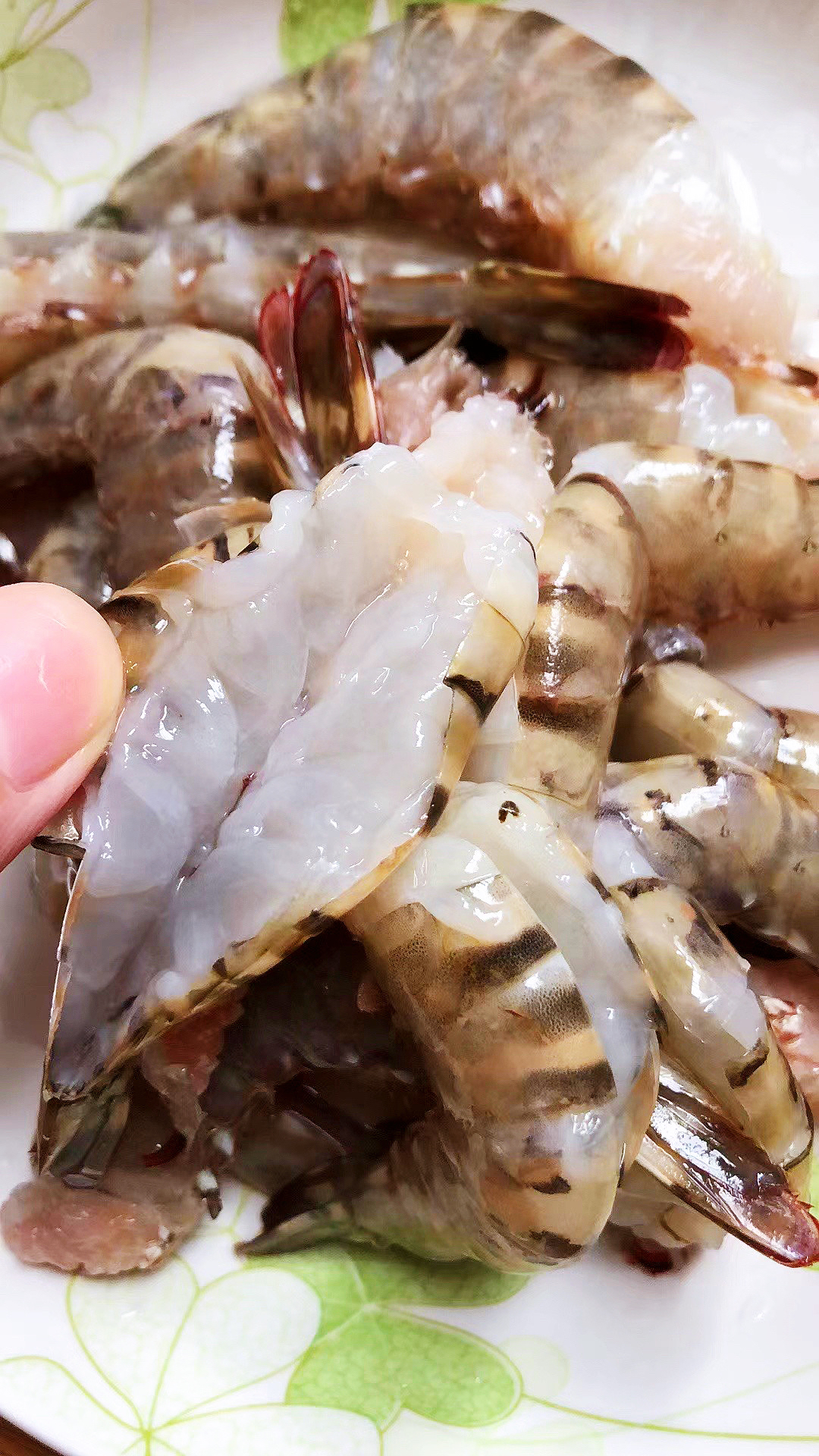 【野生大木虾/黑斑虾】纯野生 因为外壳斑纹像木纹而得名木虾,又叫