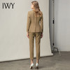 IWY/卡其色高端职业套装女时尚气质休闲正装通勤工作西服两件套 CP11120+CP11107 商品缩略图3