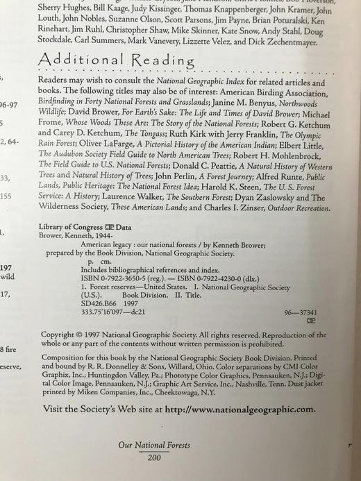 美国国家森林图集 百余幅彩色插图 精装16开 商品图3