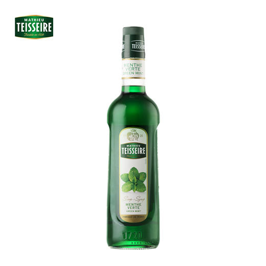 D13 【Teisseire糖浆】帝斯乐 薄荷风味700ML/瓶 天然果露咖啡伴侣 奶茶店 调酒 商品图2